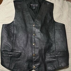 Wilson Black Leather Garment